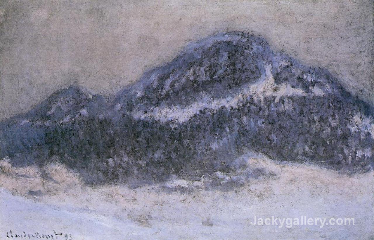 Mount Kolsaas in Misty Weather by Claude Monet paintings reproduction